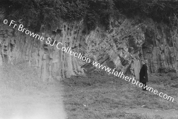 ITALIAN LEGATION  LUCAN HOUSE  MAN LOOKING AT ROCKS